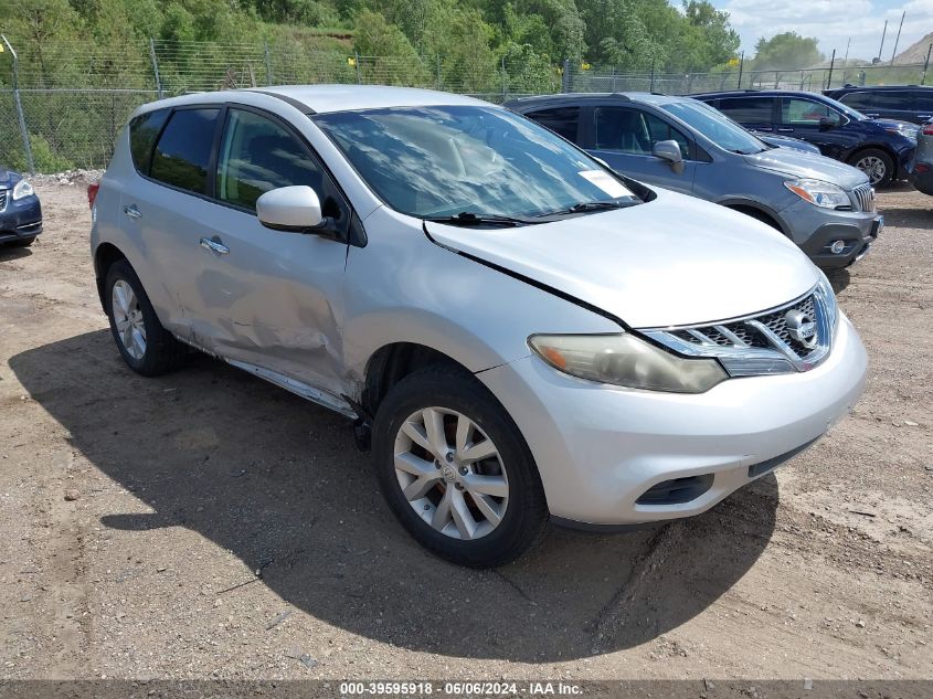 2013 Nissan Murano S VIN: JN8AZ1MU7DW211281 Lot: 39595918