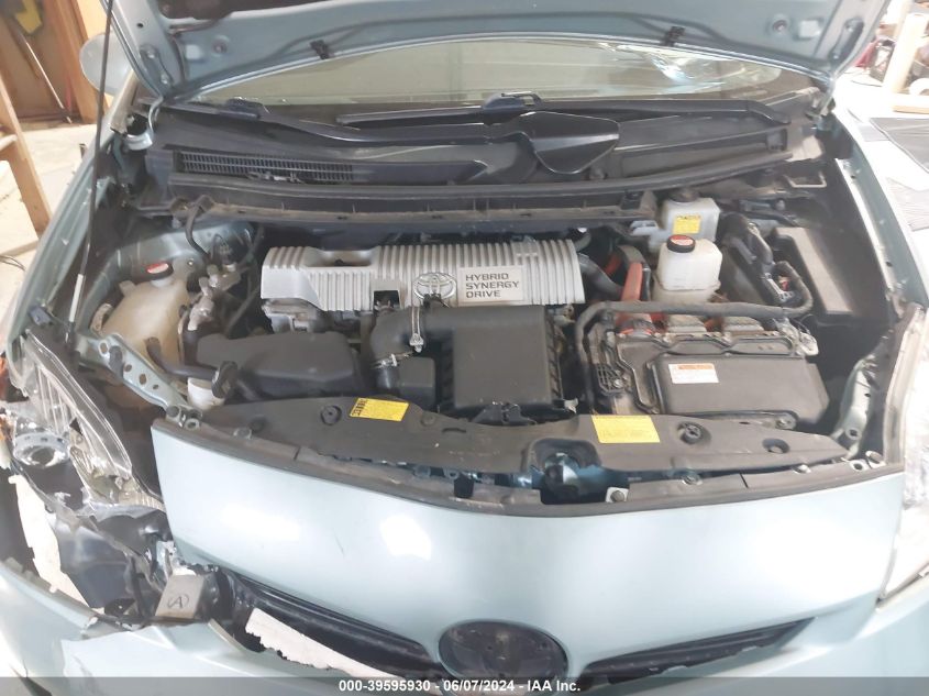 2014 Toyota Prius Two VIN: JTDKN3DU4E1836775 Lot: 39595930