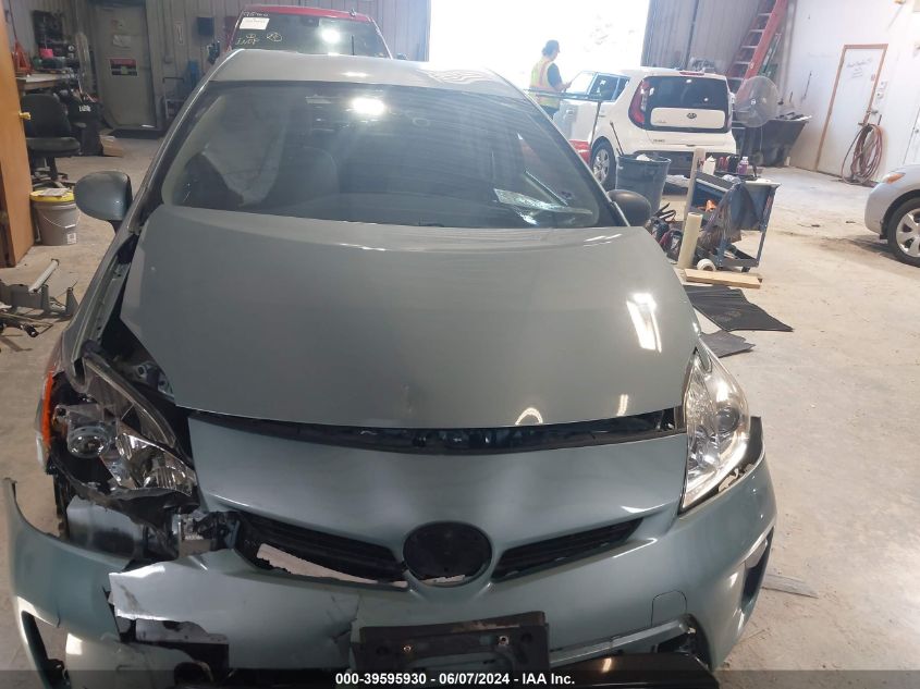 2014 Toyota Prius Two VIN: JTDKN3DU4E1836775 Lot: 39595930