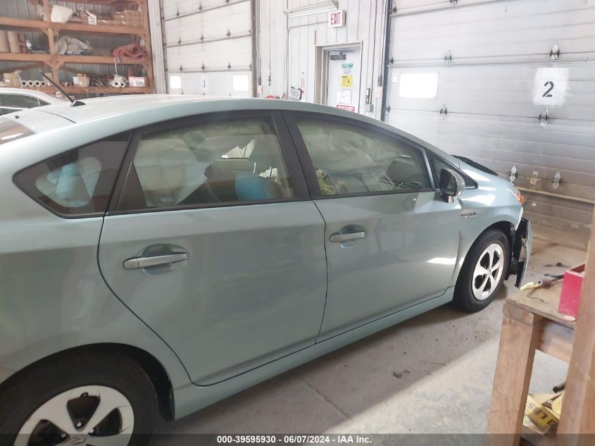 2014 Toyota Prius Two VIN: JTDKN3DU4E1836775 Lot: 39595930