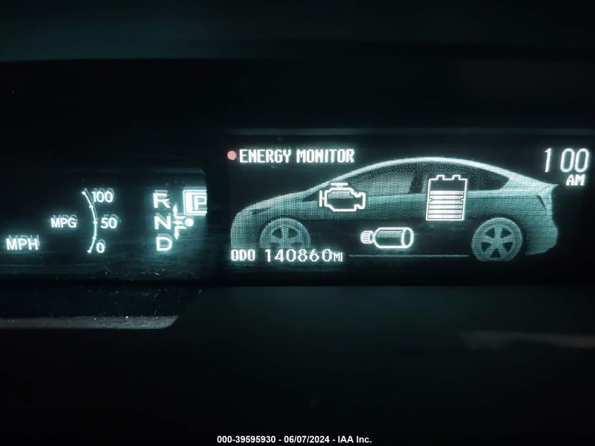 2014 Toyota Prius Two VIN: JTDKN3DU4E1836775 Lot: 39595930