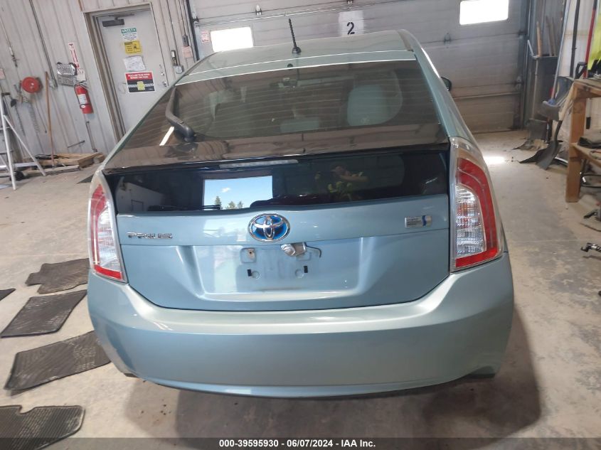 2014 Toyota Prius Two VIN: JTDKN3DU4E1836775 Lot: 39595930