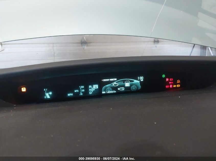 2014 Toyota Prius Two VIN: JTDKN3DU4E1836775 Lot: 39595930