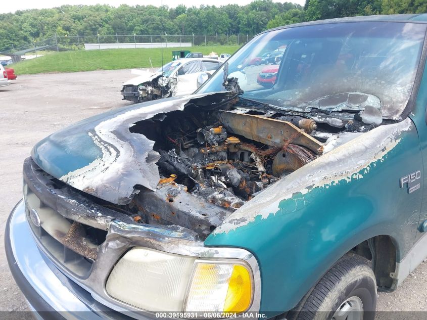 1998 Ford F-150 Lariat/Standard/Xl/Xlt VIN: 2FTZX1761WCA97827 Lot: 39595931