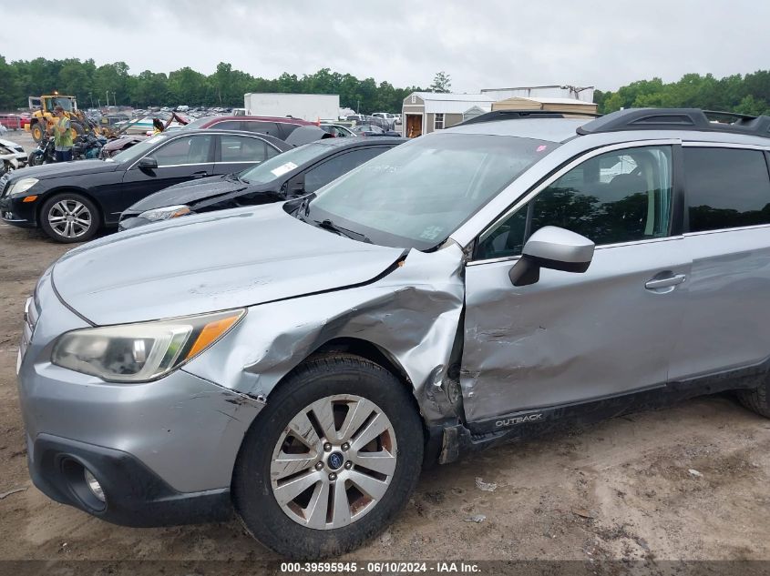 2015 Subaru Outback 2.5I Premium VIN: 4S4BSBCC6F3233369 Lot: 39595945