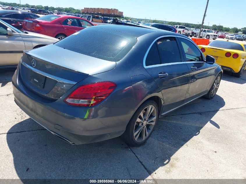 2015 Mercedes-Benz C 300 Luxury/Sport VIN: 55SWF4JB4FU062199 Lot: 39595960