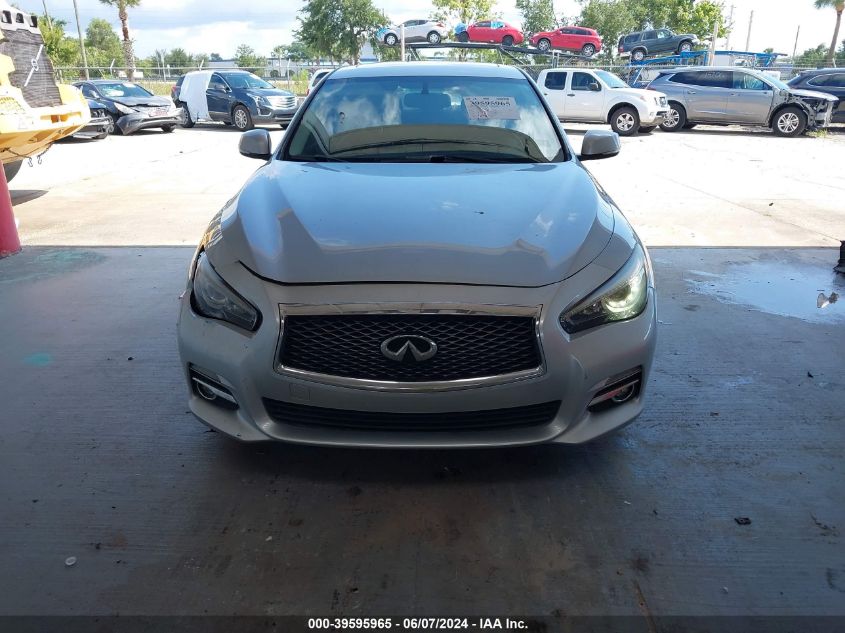 2014 Infiniti Q50 VIN: JN1BV7AP1EM690567 Lot: 39595965