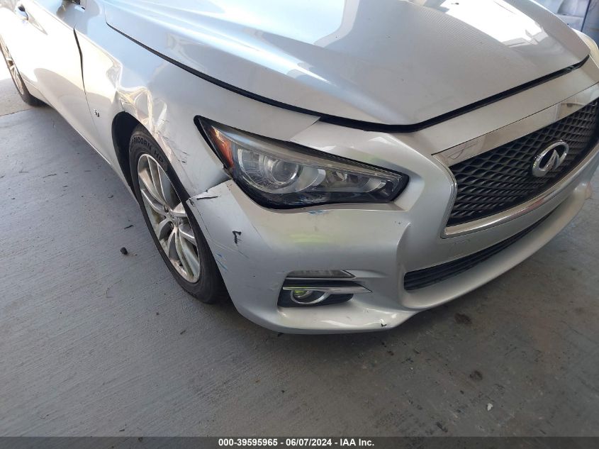 2014 Infiniti Q50 VIN: JN1BV7AP1EM690567 Lot: 39595965