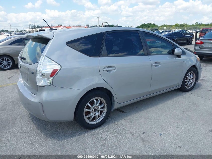 2012 Toyota Prius V Three VIN: JTDZN3EU9C3170690 Lot: 39596010