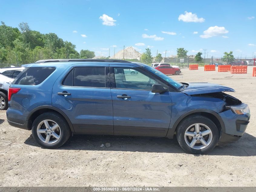 2018 Ford Explorer VIN: 1FM5K7BHXJGB40380 Lot: 39596013