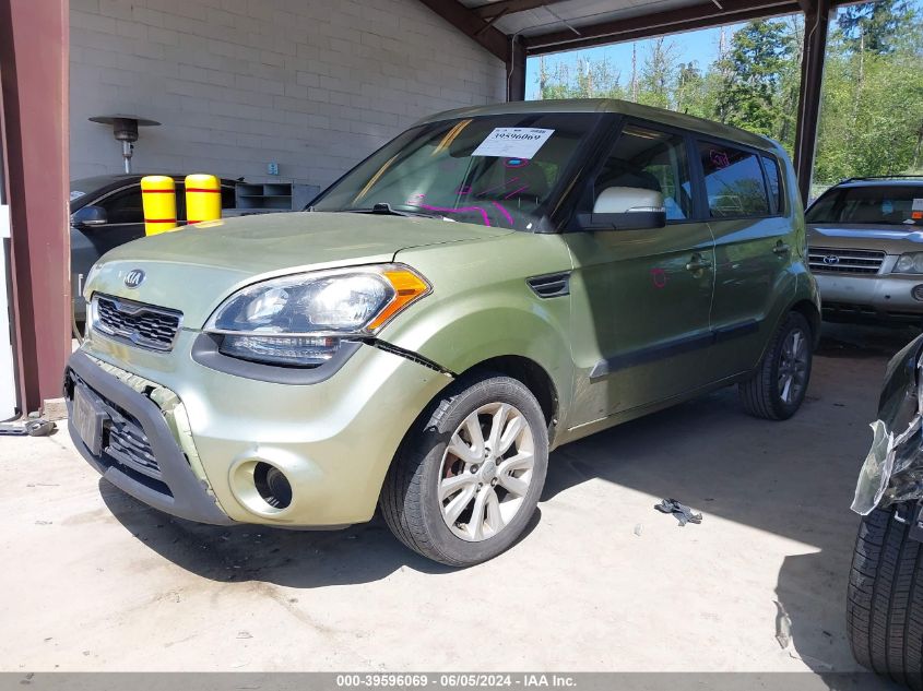 2013 Kia Soul + VIN: KNDJT2A61D7632366 Lot: 39596069