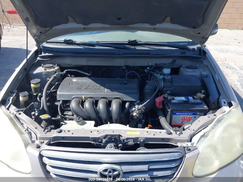 2003 Toyota Corolla Ce VIN: 1NXBR32E73Z080656 Lot: 39596075