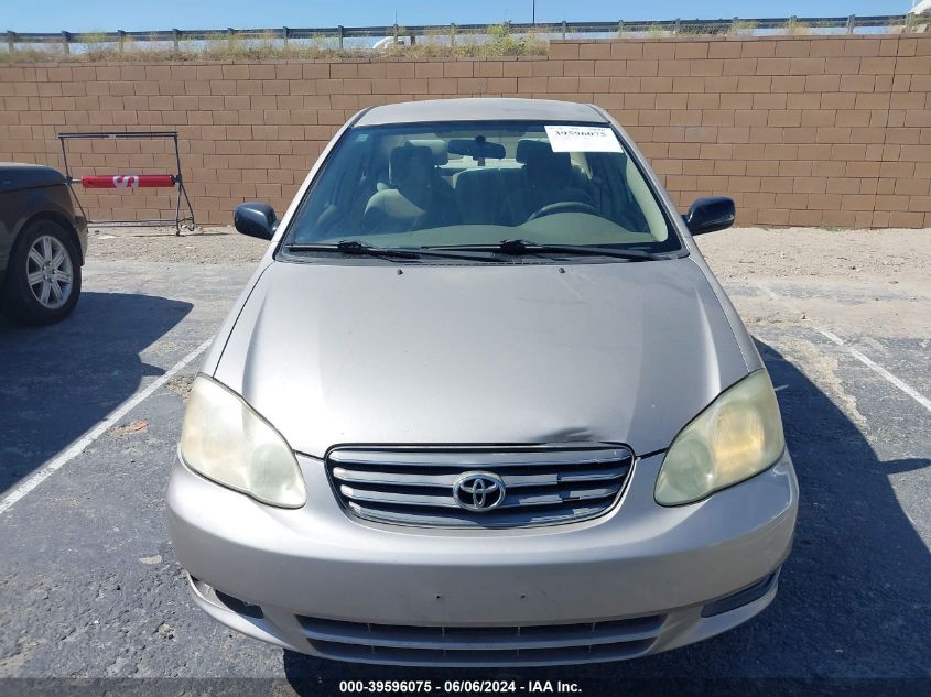 2003 Toyota Corolla Ce VIN: 1NXBR32E73Z080656 Lot: 39596075