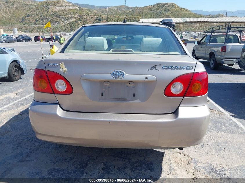 2003 Toyota Corolla Ce VIN: 1NXBR32E73Z080656 Lot: 39596075