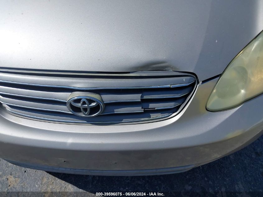 2003 Toyota Corolla Ce VIN: 1NXBR32E73Z080656 Lot: 39596075