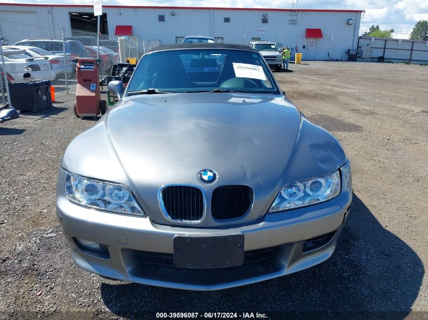 2001 BMW Z3 2.5I VIN: WBACN33491LK47769 Lot: 39596087