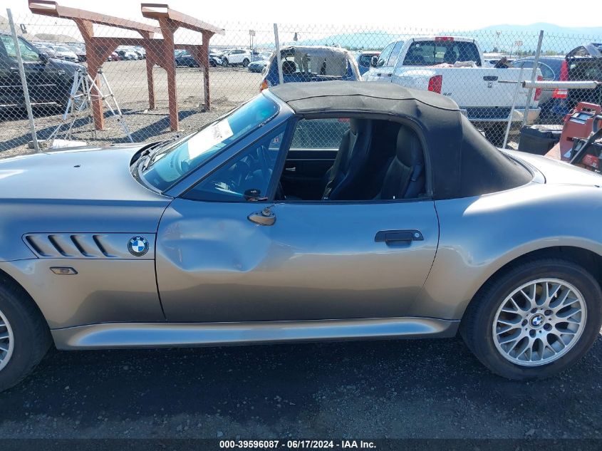 2001 BMW Z3 2.5I VIN: WBACN33491LK47769 Lot: 39596087