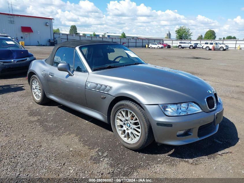 2001 BMW Z3 2.5I VIN: WBACN33491LK47769 Lot: 39596087