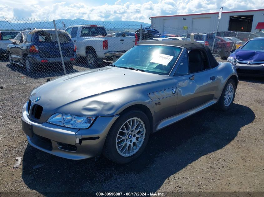 2001 BMW Z3 2.5I VIN: WBACN33491LK47769 Lot: 39596087