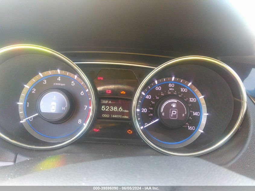 2013 Hyundai Sonata Limited VIN: 5NPEC4AC5DH604147 Lot: 39596090