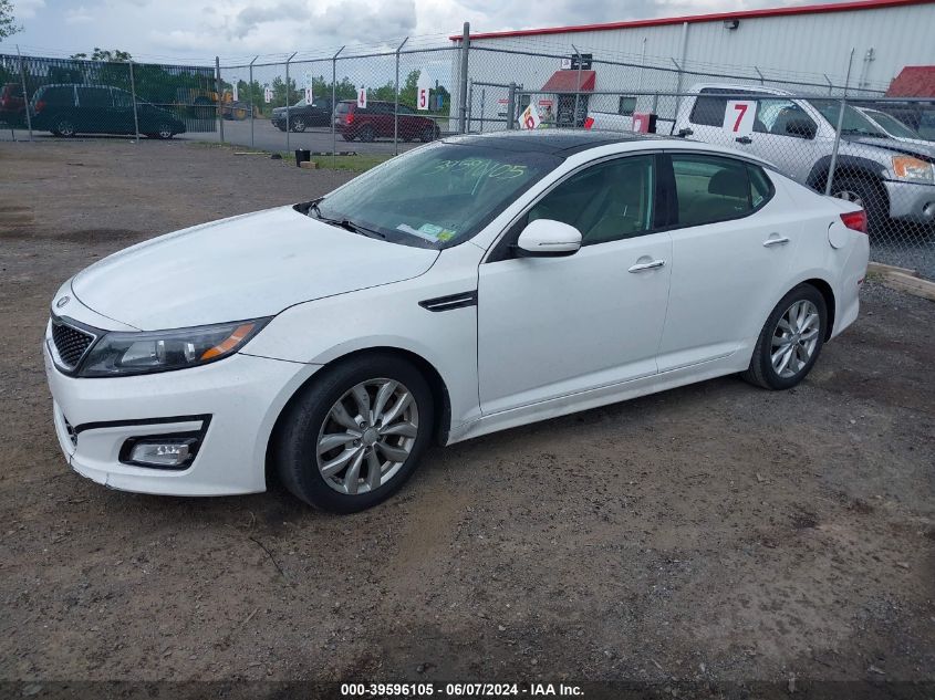 2015 Kia Optima Ex VIN: 5XXGN4A76FG379077 Lot: 39596105