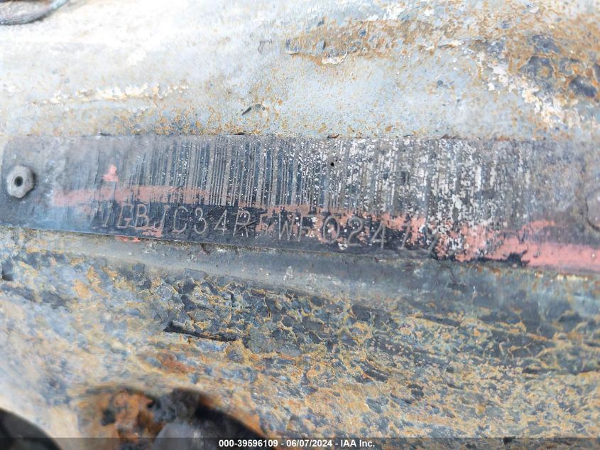 1998 Chevrolet C3500 VIN: 1GBJC34R5WF024195 Lot: 39596109