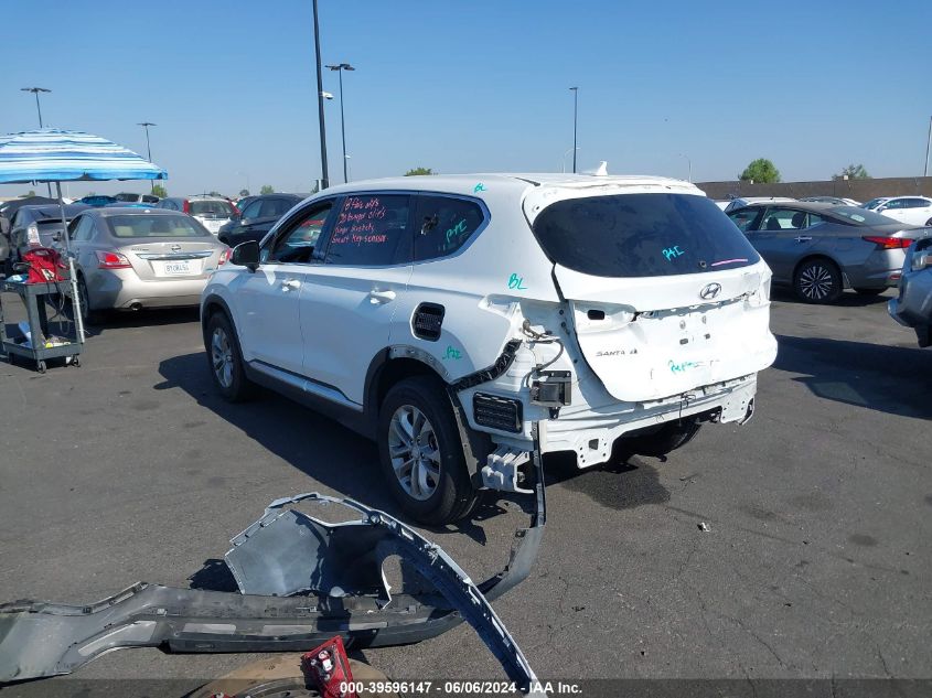 2019 Hyundai Santa Fe Sel VIN: 5NMS33AD7KH070746 Lot: 39596147