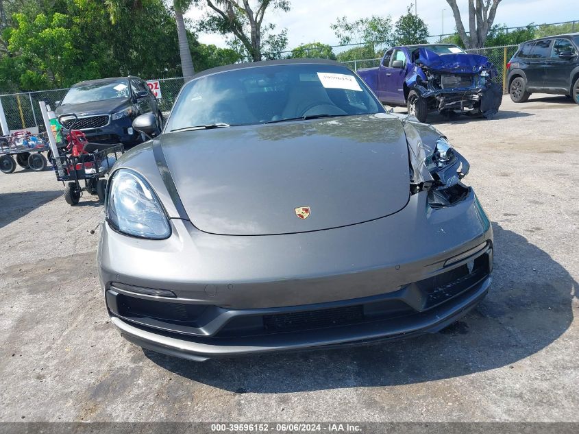 2019 Porsche 718 Boxster Gts VIN: WP0CB2A80KS228823 Lot: 39596152