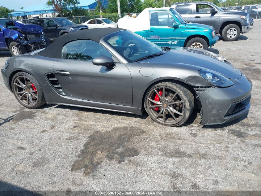 2019 Porsche 718 Boxster Gts VIN: WP0CB2A80KS228823 Lot: 39596152