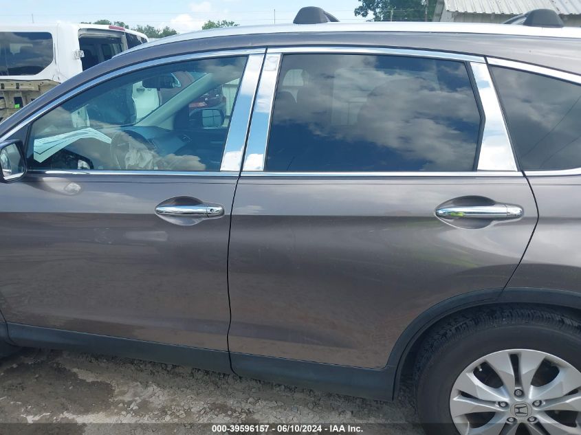 2013 Honda Cr-V Ex-L VIN: 5J6RM3H79DL026450 Lot: 39596157