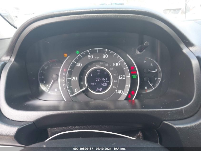 2013 Honda Cr-V Ex-L VIN: 5J6RM3H79DL026450 Lot: 39596157