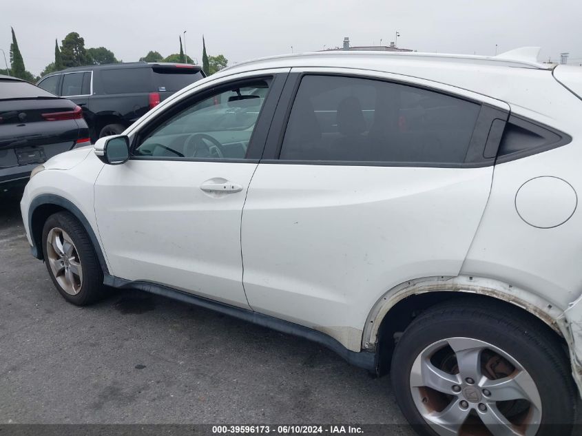 2016 Honda Hr-V Exl VIN: 3CZRU5H72GM701571 Lot: 39596173