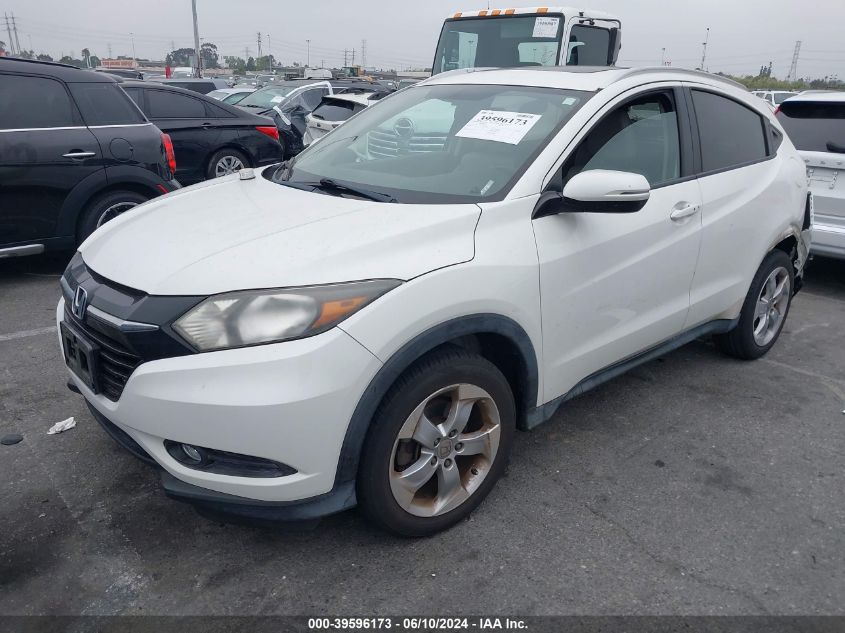 2016 Honda Hr-V Exl VIN: 3CZRU5H72GM701571 Lot: 39596173