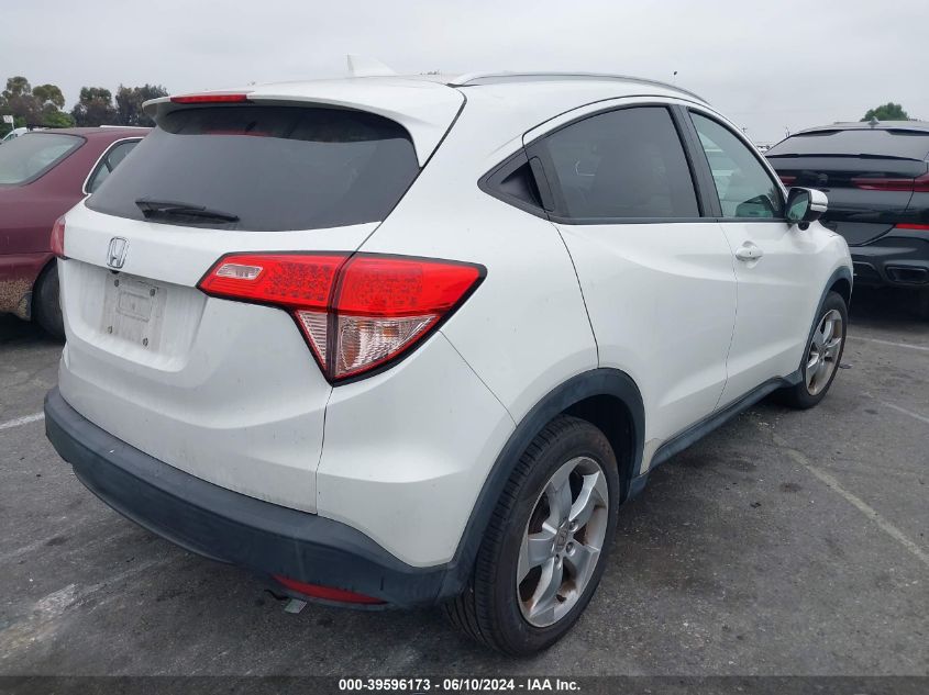 2016 Honda Hr-V Exl VIN: 3CZRU5H72GM701571 Lot: 39596173