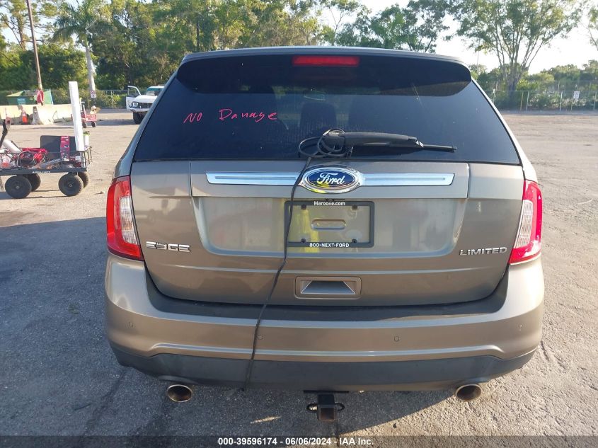 2013 Ford Edge Limited VIN: 2FMDK3KC7DBA68607 Lot: 39596174