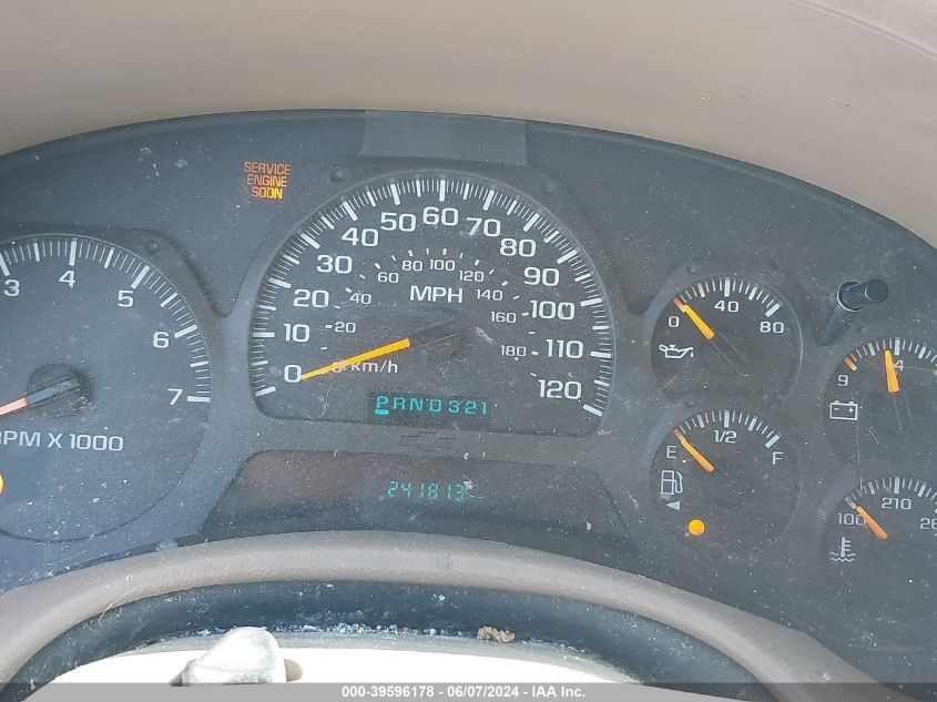 2004 Chevrolet Trailblazer Ls VIN: 1GNDS13S342357270 Lot: 39596178