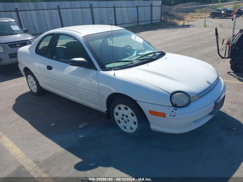 1999 Dodge Neon Highline/Sport/R/T VIN: 3B3ES42Y6XT606475 Lot: 39596180