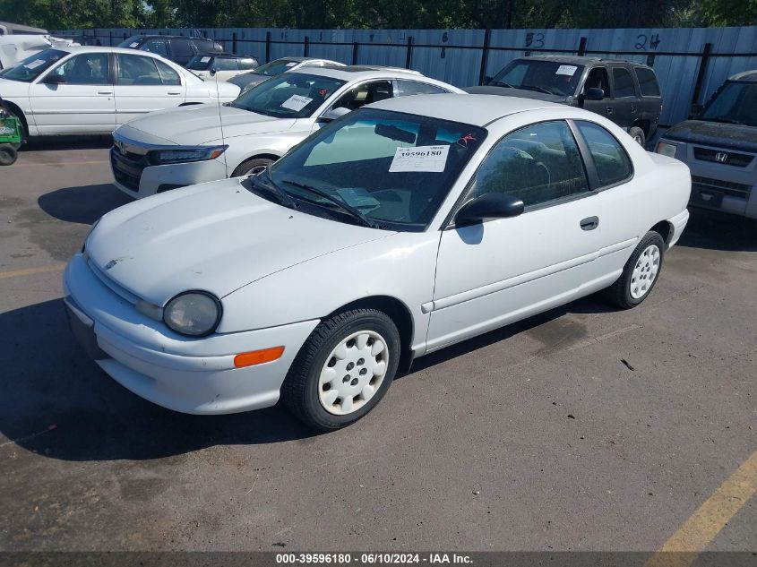 1999 Dodge Neon Highline/Sport/R/T VIN: 3B3ES42Y6XT606475 Lot: 39596180