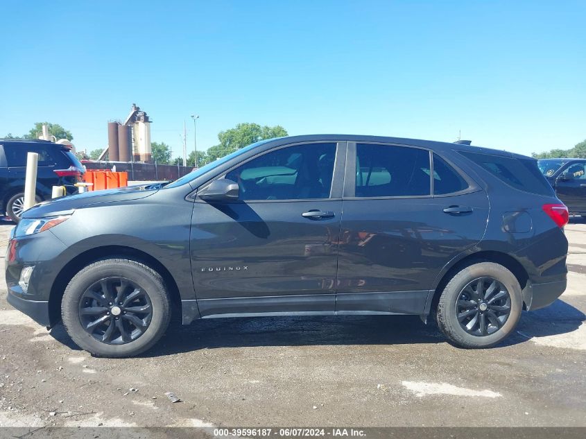 2020 Chevrolet Equinox Awd Ls VIN: 3GNAXSEV9LS504163 Lot: 39596187