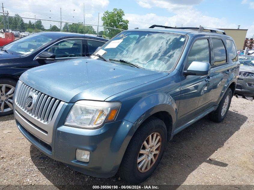 2010 Mercury Mariner Premier VIN: 4M2CN9HG1AKJ01391 Lot: 39596198