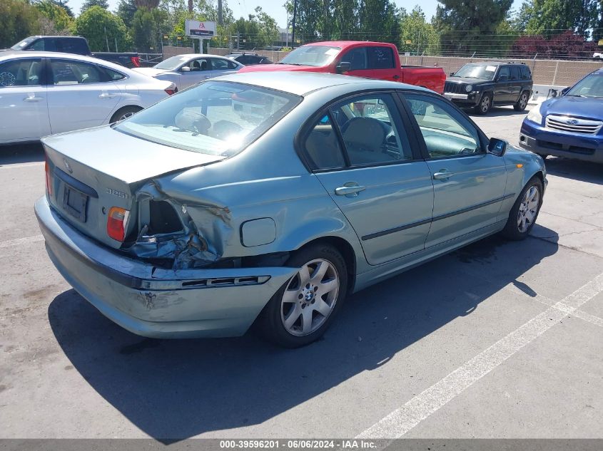 2003 BMW 325I VIN: WBAAZ33433PH34069 Lot: 39596201