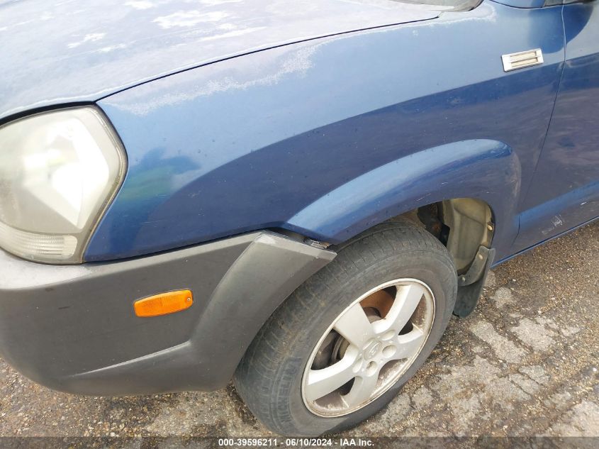 2005 Hyundai Tucson Gl VIN: KM8JM12B15U074651 Lot: 39596211