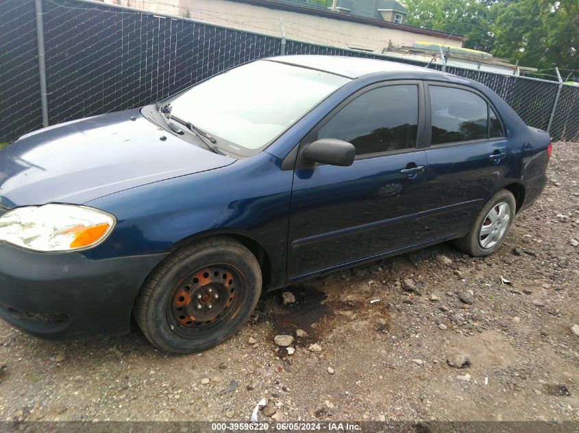 2006 Toyota Corolla Le VIN: JTDBR32E860094839 Lot: 39596220