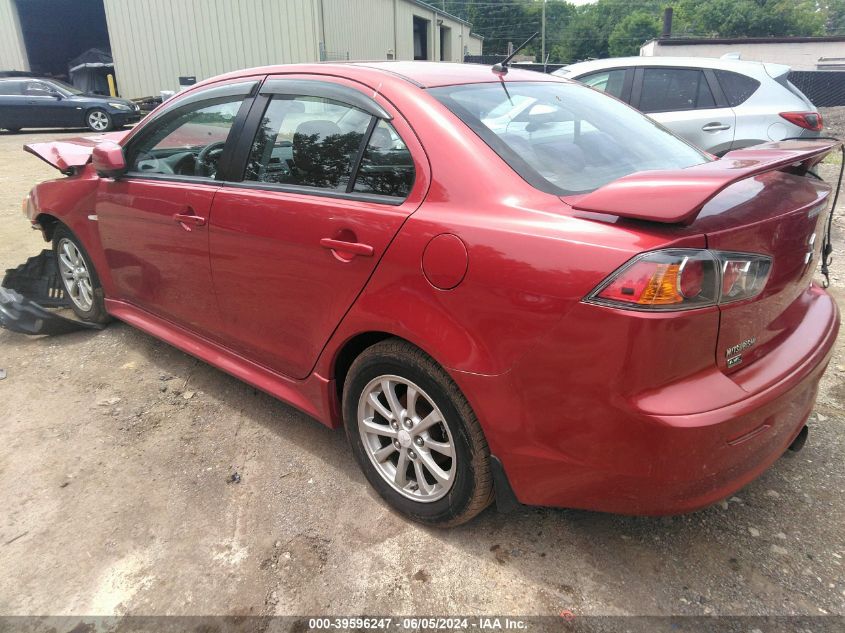 2012 Mitsubishi Lancer Se VIN: JA32V2FW6CU014367 Lot: 39596247