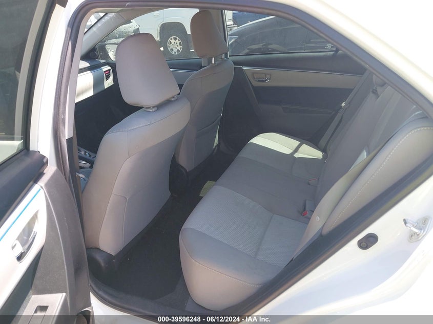 2016 Toyota Corolla Le VIN: 5YFBURHE4GP544745 Lot: 39596248