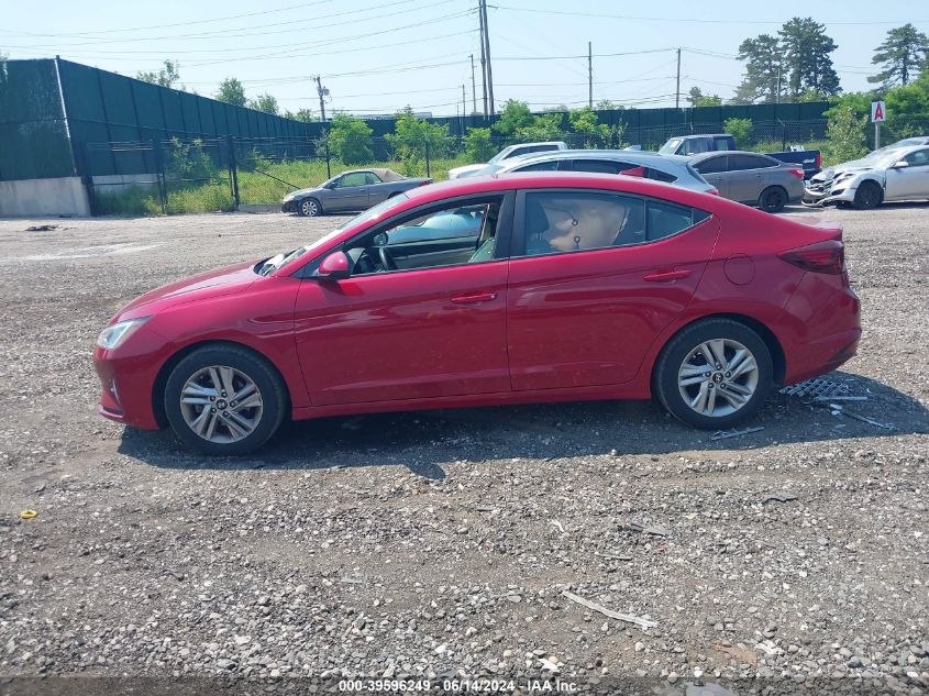 2019 Hyundai Elantra Sel VIN: KMHD84LF5KU792977 Lot: 39596249