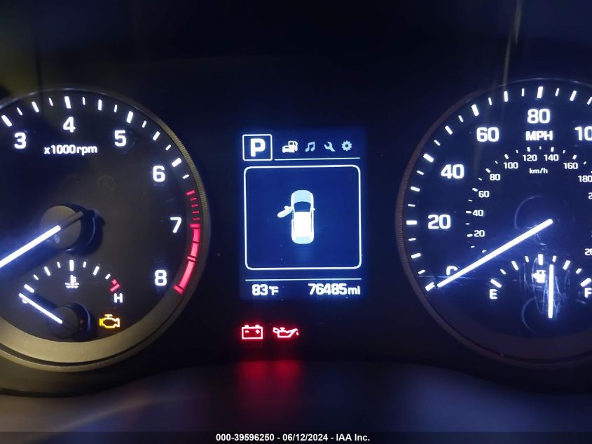 2018 Hyundai Tucson Sel VIN: KM8J3CA48JU826020 Lot: 39596250