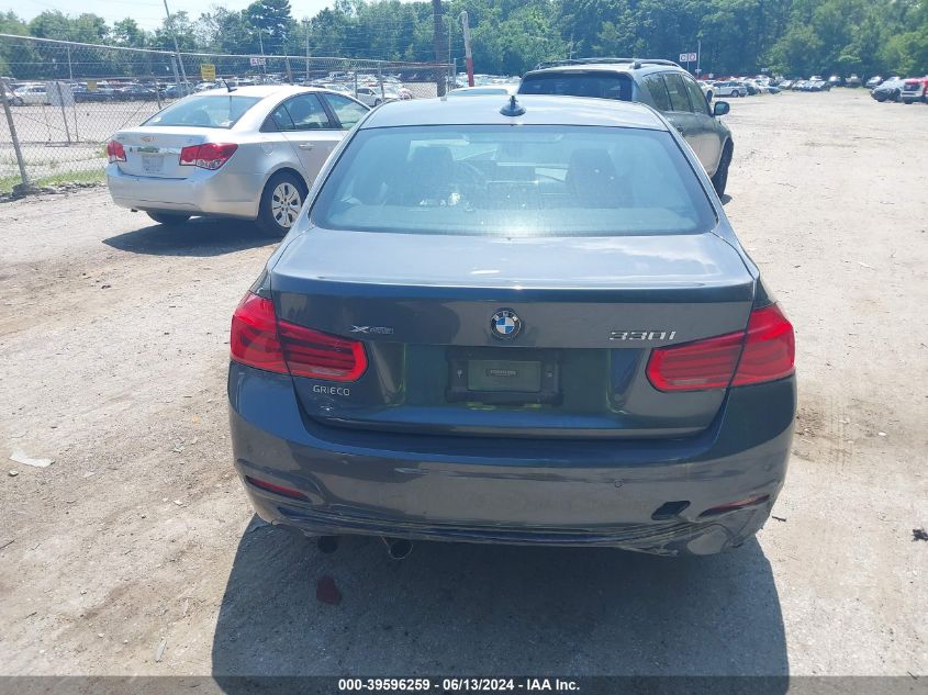 2017 BMW 330I xDrive VIN: WBA8D9C39HA005704 Lot: 39596259