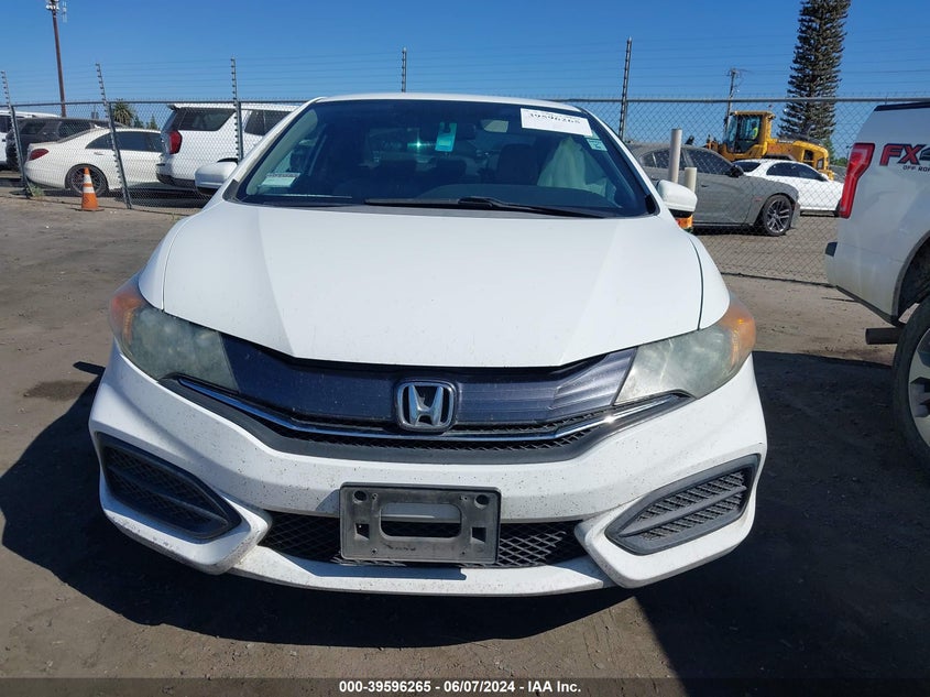 2014 Honda Civic Lx VIN: 2HGFG3B55EH525267 Lot: 39596265