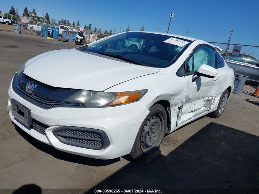 2014 Honda Civic Lx VIN: 2HGFG3B55EH525267 Lot: 39596265